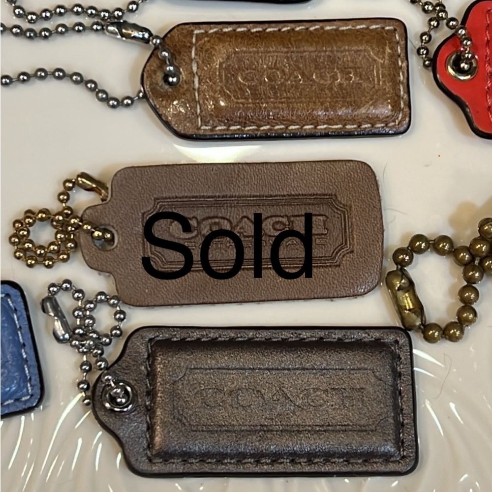 Authentic COACH HANGTAGS Various Colors and Sizes Vintage - Picture 8 of 14